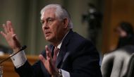 Former ExxonMobil CEO Rex Tillerson, U.S. President-elect Donald Trump's nominee for Secretary of State, testifies during his confirmation hearing before Senate Foreign Relations Committee January 11, 2017 on Capitol Hill in Washington, DC.  Alex Wong/Get