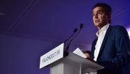 Pierre Danon, deputy campaign director of Les Republicains (LR) right-wing party candidate for the French 2017 presidential election Francois Fillon, speaks during a press briefing at Fillon's campaign headquarters in Paris on January 13, 2017. / AFP / CH