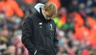 Liverpool's German manager Jurgen Klopp gestures on the touchline during the English Premier League football match between Liverpool and Swansea City at Anfield in Liverpool, north west England on January 21, 2017. (AFP / Anthony DEVLIN)