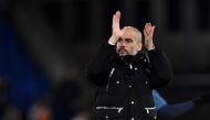 Britain Football Soccer - Crystal Palace v Manchester City - FA Cup Fourth Round - Selhurst Park - 28/1/17 Manchester City manager Pep Guardiola applauds fans after the game Action Images via Reuters / Tony O'Brien Livepic