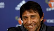 Chelsea manager Antonio Conte during the press conference Action Images via Reuters / Andrew Boyers Livepic EDITORIAL USE ONLY.
