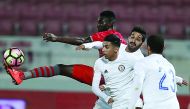 Action from the Qatar Stars League (QSL) match between Lekhwiya and Al Khor at Lekhwiya Stadium yesterday.