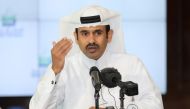Qatar Petroleum CEO Saad Al-Kaabi speaks during a press conference in Doha on February 6, 2017. (AFP / Karim Jaafar)