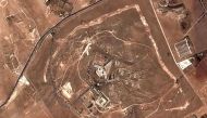 A handout satellite image released on February 7, 2017 by Amnesty International shows the military-run Saydnaya prison, one of Syria's largest detention centres located 30 kilometres (18 miles) north of Damascus. As many as 13,000 people were hanged in fi