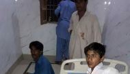 Injured Pakistani blast victims are treated at a local hospital after a bomb explosion in the shrine of 13th century Muslim Sufi saint Lal Shahbaz Qalandar in the town of Sehwan in Sindh province, some 200 kilometres northeast of the provincial capital Ka