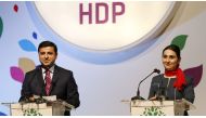 Figen Yuksekdag and Selahattin Demirtas (Photo courtesy: Habertürk) 