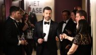 Host Jimmy Kimmel backstage during the 89th Annual Academy Awards at Hollywood & Highland Center on February 26, 2017 in Hollywood, California. Christopher Polk/Getty Images/AFP