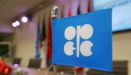 FILE PHOTO - A flag with the Organization of the Petroleum Exporting Countries (OPEC) logo is seen before a news conference at OPEC's headquarters in Vienna, Austria, December 10, 2016. REUTERS/Heinz-Peter Bader/File Photo
