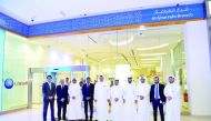 QIB officials at the new branch.