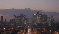 The financial district of La Defense is seen at dusk near Paris, France. (Reuters / file photo)