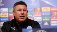 Leicester City manager Craig Shakespeare during the press conference Action Images via Reuters / Carl Recine 
