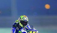 Valentino Rossi in action during the 2016 MotoGP Grand Prix of Qatar in this file photo.