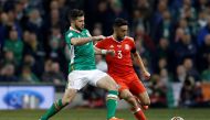 Wales' Neil Taylor in action with Republic of Ireland's Shane Long Action Images via Reuters / Matthew Childs
