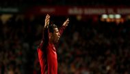 Portugal's Cristiano Ronaldo celebrates his goal against Hungary. REUTERS/Rafael Marchante
