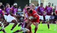 Doha Rugby Football Club in action in the West Asia Premiership League.