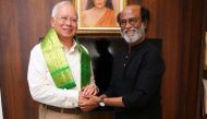 Twitter image of Rajnikanth with Malayasian Prime Minister Najib Razak 