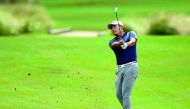 South Korea's Kang Sung-hoon in action during the Shell Houston Open at the Golf Club of Houston on Saturday.