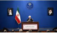 TEHRAN, IRAN - APRIL 10: President of Iran Hassan Rouhani speaks during a press conference ahead of the Iran's Presidential Election, in Tehran, Iran on April 10, 2017. ( Fatemeh Bahrami - Anadolu Agency ).