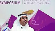 HE Dr. Mohammed bin Saleh Al Sada, Minister of Energy & Industry speaking at the 8th annual QPSS.