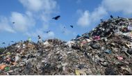 Roughly 800 tonnes of waste is added daily to the open dump in Kolonnawa, and the parliament in Sri Lanka has even been warned that the 23 million tonnes of rotting garbage poses a serious health hazard (AFP Photo/ISHARA S.KODIKARA).