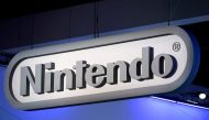 Nintendo signage is displayed at the company's booth at the 2014 Electronic Entertainment Expo, known as E3, in Los Angeles, California June 11, 2014. REUTERS/Kevork Djansezian/File Photo  
