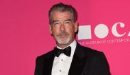 Pierce Brosnan attends the MOCA annual gala at the Geffen Contemporary at MOCA in Los Angeles, on April 29, 2017. AFP / CHRIS DELMAS
