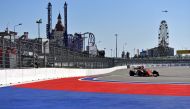 McLaren's Spanish driver Fernando Alonso steers his car during the qualifying session for the Formula One Russian Grand Prix at the Sochi Autodrom circuit in Sochi on April 29, 2017. / AFP / ANDREJ ISAKOVIC