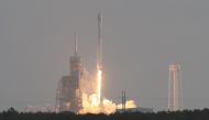 SpaceX Falcon 9 rocket launches from pad 39A on May 1, 2017 in Cape Canaveral, Florida. Joe Raedle/AFP
