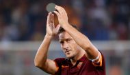 FILE PHOTO AS Roma's Francesco Totti claps at the end of their Champions League Group E soccer match against CSKA Moskow at the Olympic Stadium in Rome September 17, 2014. AS Roma won 5-1. REUTERS/Alessandro Bianchi/File Photo
