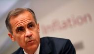 Bank of England Governor Mark Carney speaks during the central Bank's quarterly Inflation Report press conference at the Bank of England in the City of London on May 11, 2017.  AFP / POOL / Adrian DENNIS
