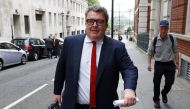 Tom Watson, the deputy leader of Britain's opposition Labour Party leaves a meeting with senior party figures after their election manifesto was leaked to the press, in London, May 11, 2017. Reuters/Peter Nicholls