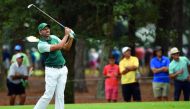 Sergio Garcia in action during the third round of the Players Championship in Ponte Vedra Beach, Florida on Saturday. 