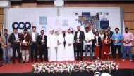 Officials with award winners.