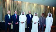 Abdulaziz bin Nasser Al Khalifa (third right) and dignitaries at the skill-building workshop— ‘Entrepreneur’s Boot Camp’, organised by QDB and Babson College, in Doha, recently