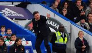 Watford's Italian head coach Walter Mazzarri. / AFP / Ben STANSALL