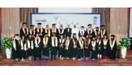 Students who won the awards at the Oryx GTL President’s Medal for Academic Excellence gala, at the Ritz-Carlton.