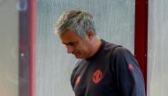 Manchester United manager Jose Mourinho during training Reuters / Andrew Yates 

