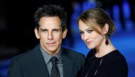 FILE PHOTO - Actor Ben Stiller and wife Christine Taylor arrive for the European premiere of 