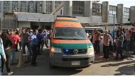 Wounded people of St. Samuel’s Monastery attack are taken to the Nasser Institute For Research and Treatment, after the attackers opened fire on a bus carrying Coptic Christians in Egypt’s southern Minya province, in Cairo, Egypt on May 26, 2017.