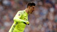 Chelsea’s Thibaut Courtois celebrates his sides first goalAction Images via Reuters / John Sibley 
