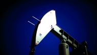  A pumpjack brings oil to the surface in the Monterey Shale, California., in US