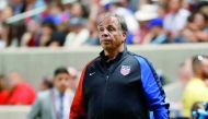 United States head coach Bruce Arena keeps an eye on the action against Venezuela in the second half at Rio Tinto Stadium last Sunday. 