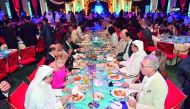 Corporate clients, of various Doha Bank operating divisions, attend the traditional Ramadan gathering, hosted by Doha Bank, at Sheraton Grand  Doha Resort & Convention Hotel, yesterday. 