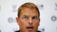 New Crystal Palace manager Frank de Boer during the press conference. (Reuters/Andrew Boyers)