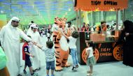 People engaging in various activities during the ongoing Qatar Summer Festival at Doha Exhibition and Convention Center - DECC yesterday. Pics: Kammutty VP / The Peninsula 