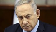 Israeli Prime Minister Benjamin Netanyahu looks on as he opens the weekly cabinet meeting in Jerusalem, April 10, 2016. (Reuters / Gali Tibbon)  

