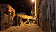 An earthquake hit the popular Italian tourist island of Ischia, off the coast of Naples, causing several buildings to collapse on August 21, 2017. / Gaetano Di MEGLIO (AFP)