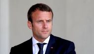 FILE PHOTO French President Emmanuel Macron waits for a guest at the Elysee Palace in Paris, France, June 28, 2017. Picture taken June 28, 2017. REUTERS/Charles Platiau/File Photo.