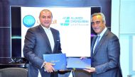 Bassel Gamal (left) QIB’s Group CEO and Osama Hadid CEO of JEC at the agreement signing ceremony at QIB’s headquarters.