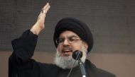 Lebanon Hezbollah leader Sayyed Hassan Nasrallah during an Ashura procession in Beirut suburb, November 14, 2013 (Reuters / Khalil Hassan) 